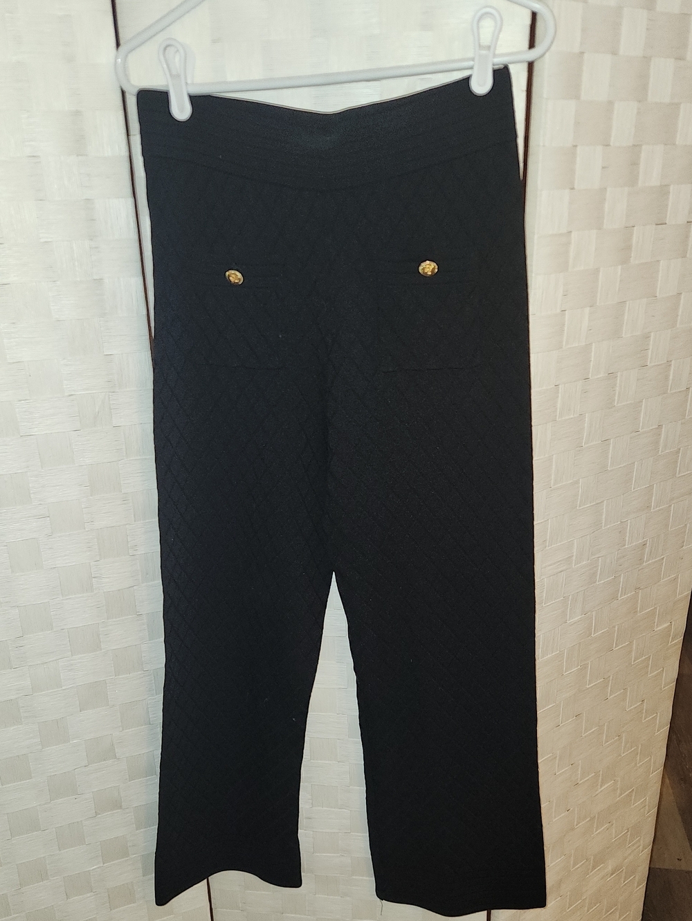 CAROLINA HERRERA Dress Pants Waist 30 Gold Button Hardware.